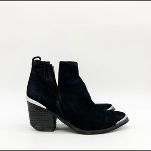 Jeffrey Campbell Suede Cromwell Booties